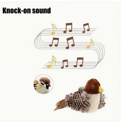 Spokey Chirping Cat Bird Toy