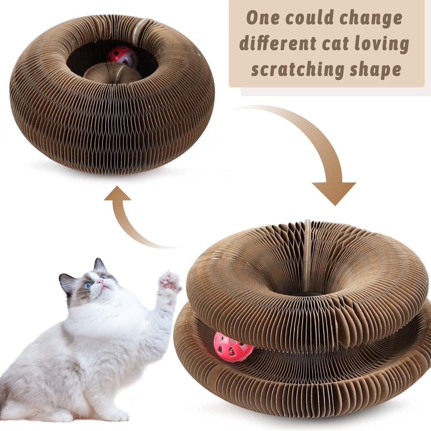 Spokey Cat Scratching Board Foldable Cat Scratcher