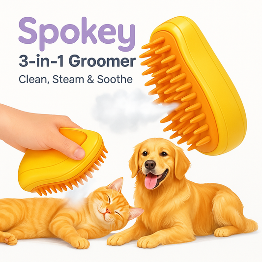 Spokey SteamySpa™ 3-in-1 Pet Grooming Brush